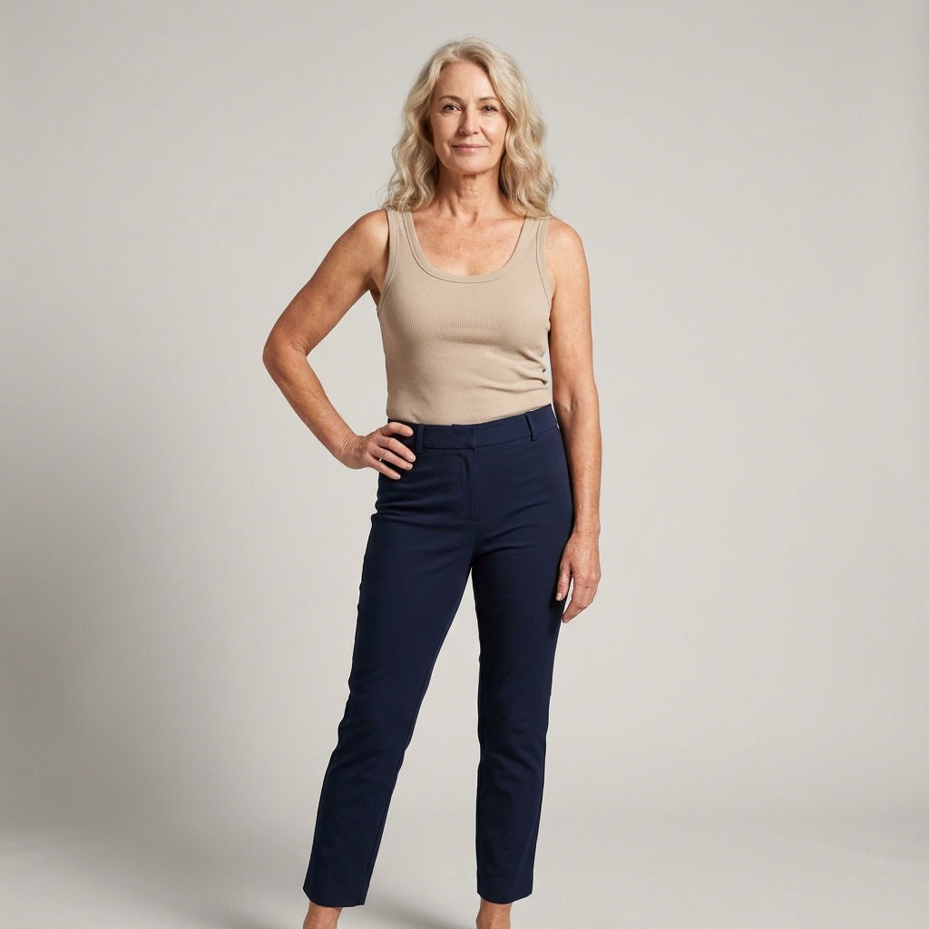 MINIMLS Ribbed Cotton Built-in Bra Tank