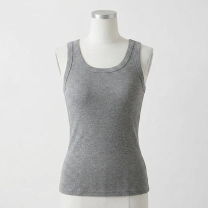 MINIMLS Ribbed Cotton Built-in Bra Tank
